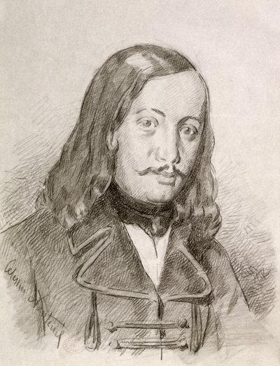 Théophile Gautier (1811-72) - Celestin Francois Nanteuil